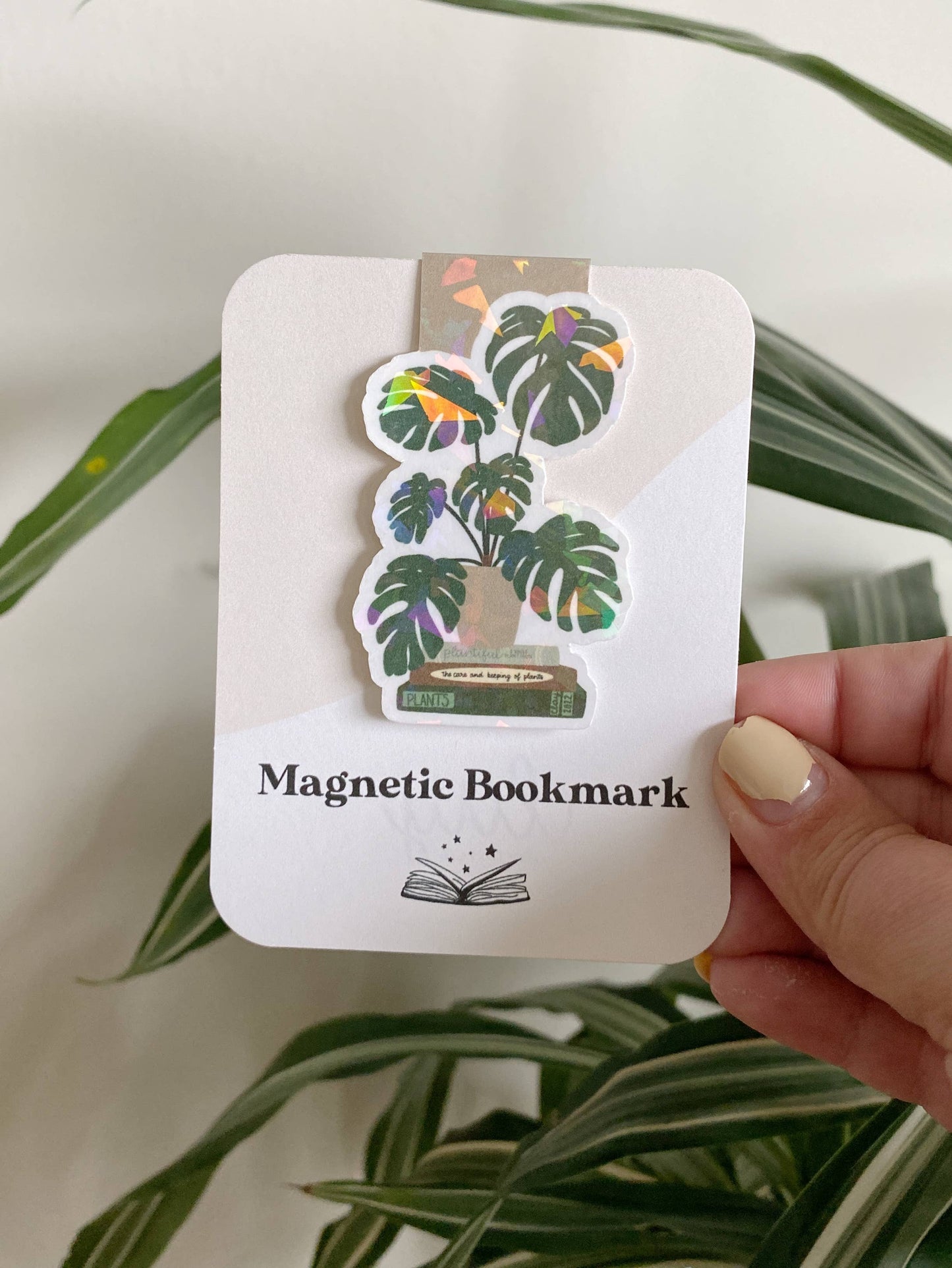Monstera Book Stack Magnetic Bookmark