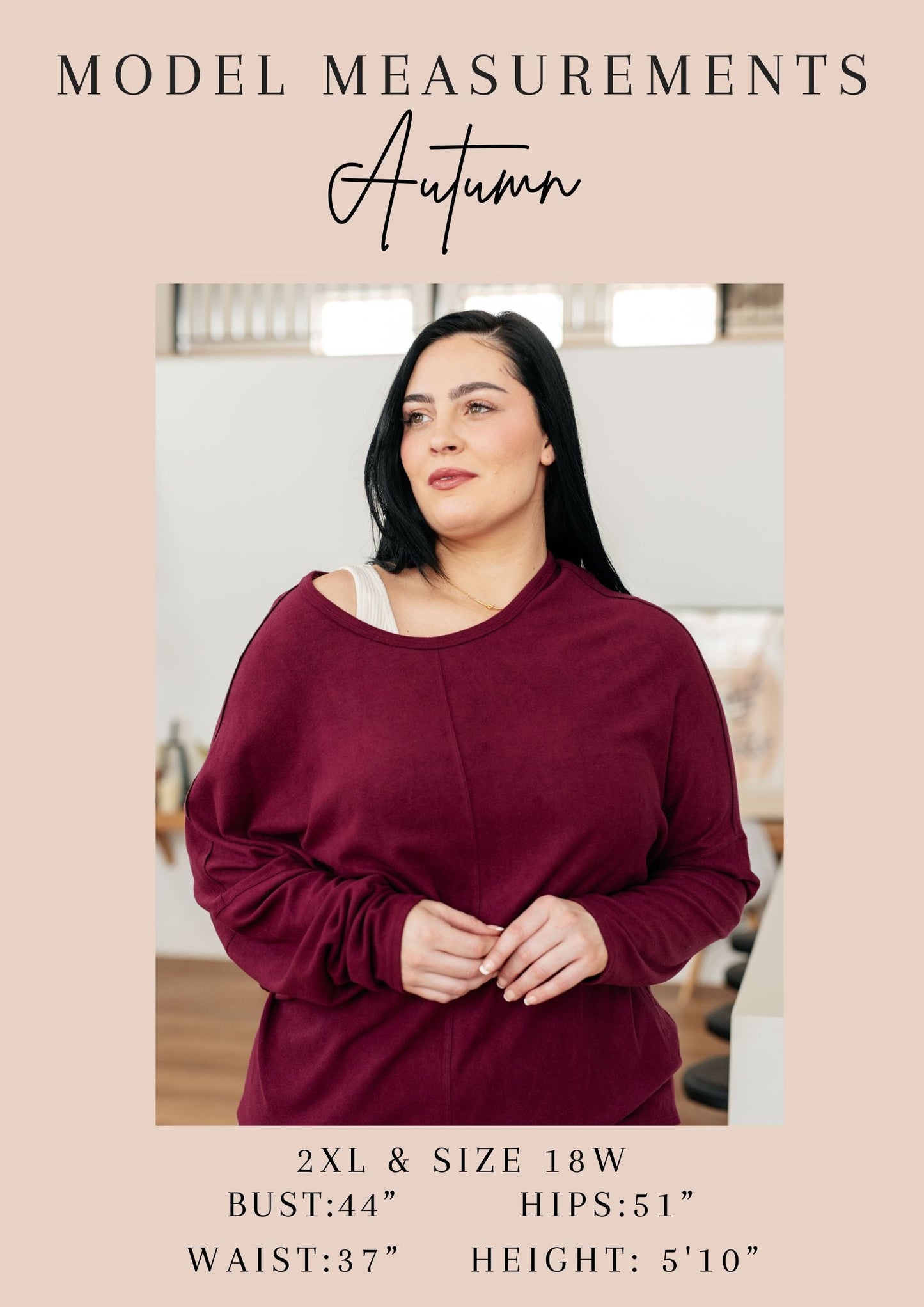 Warehouse Exclusive Drive Downtown Dolman Sleeve Top in Wine