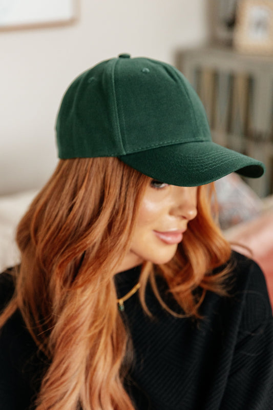 Website Exclusive Basic Babe Ball Cap in Green