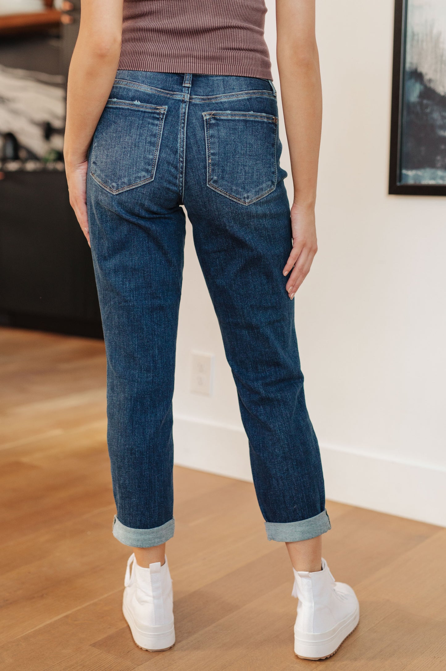 Website Exclusive London Midrise Cuffed Boyfriend Jeans