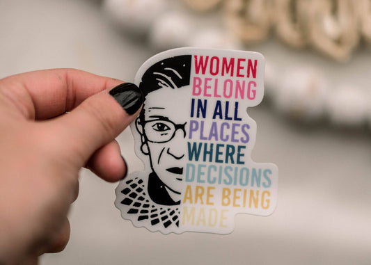 RESTOCK Women Belong Sticker