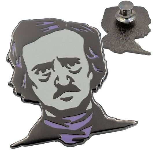 Edgar Allan Poe Hard Enamel Pin