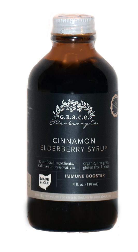 Cinnamon Elderberry Syrup - 4 oz.