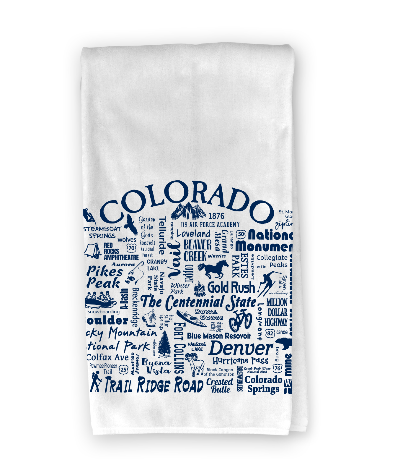 Colorado Towel - State Fun