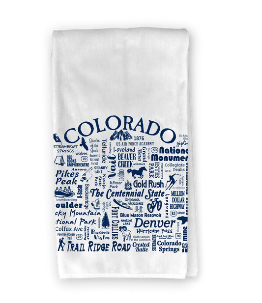Colorado Towel - State Fun