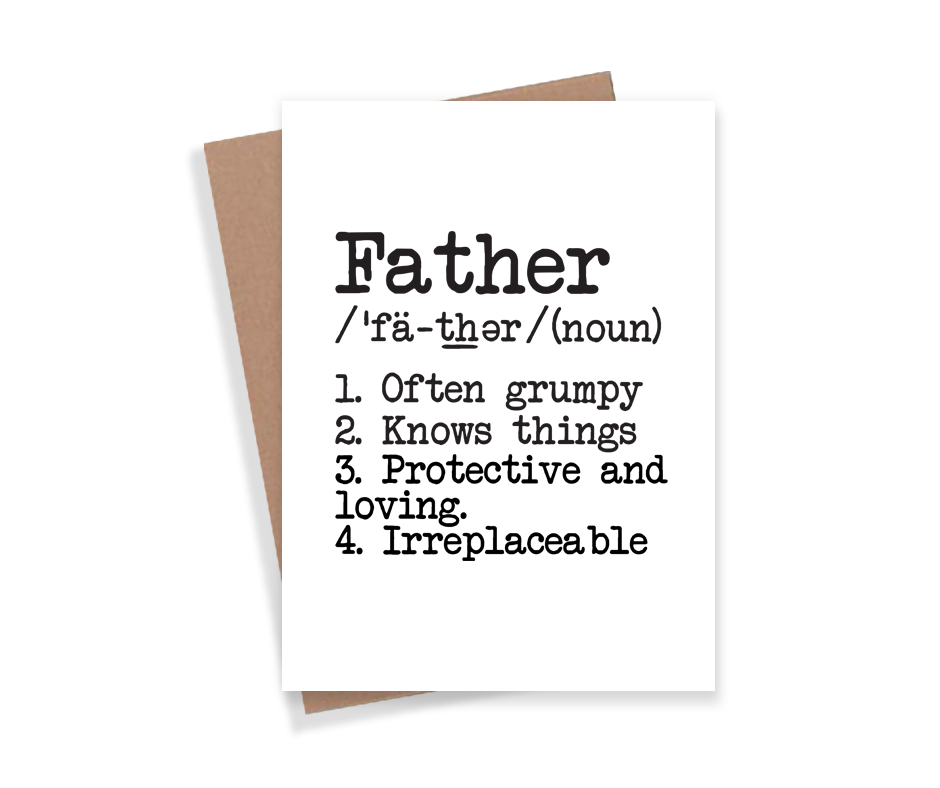 Father Definition Card
